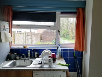 1 bed ground floor flat with own garden one of two